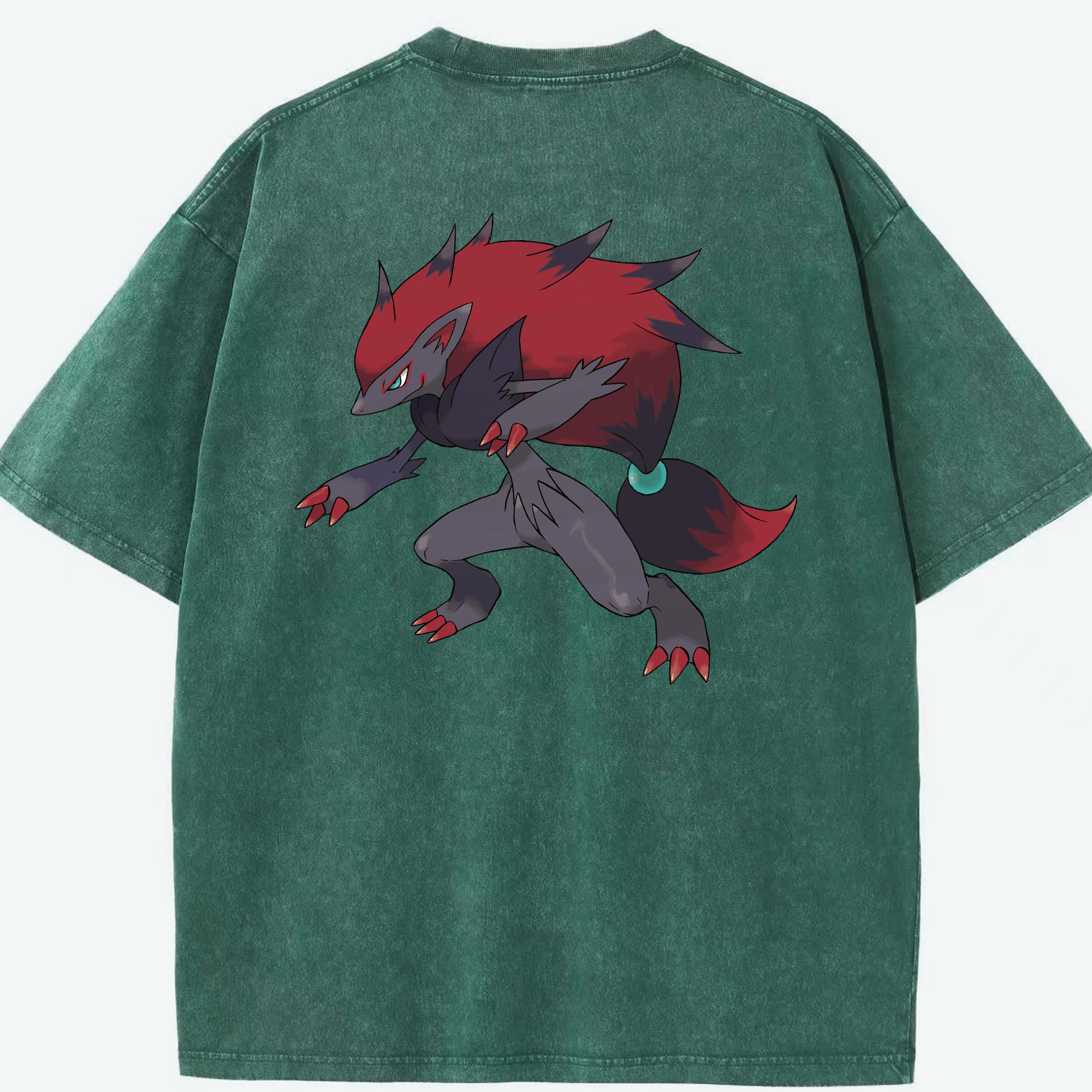 （画像用） ポケットモンスター Pokémon 綿100% ヴィンテージ風 半袖Tシャツ（背面プリント）